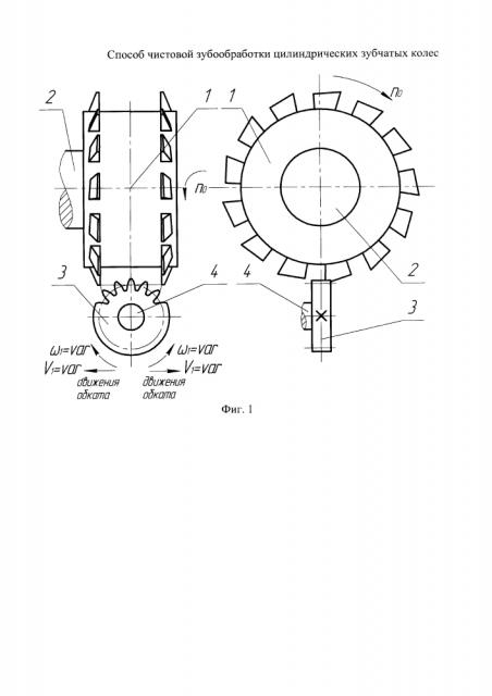 Способ чистовой зубообработки цилиндрических зубчатых колес (патент 2607509)