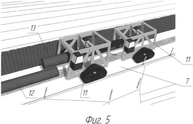 Способ строительства и защиты от камнепада магистрального трубопровода на откосах в горной местности (патент 2644659)