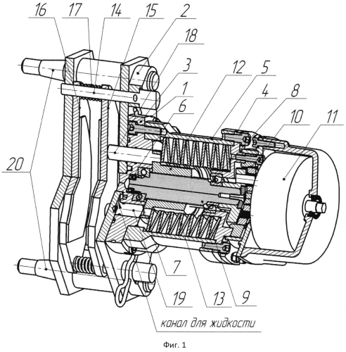 Тормозной привод (патент 2550786)