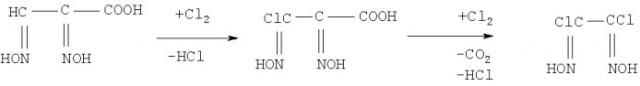 Способ получения дихлорглиоксима (патент 2313517)