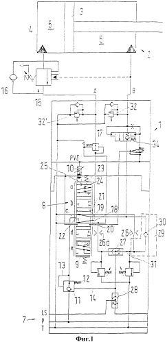 Гидравлический блок управления и способ управления гидравлическим управляемым устройством (патент 2312256)