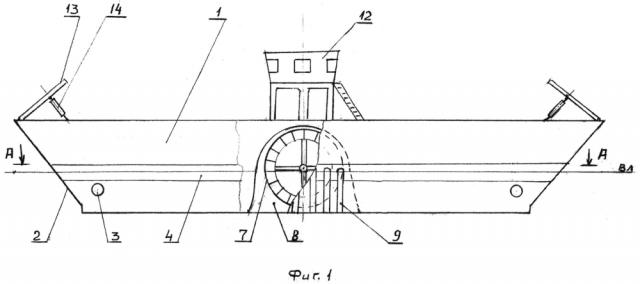 Самоходный паром (патент 2596044)
