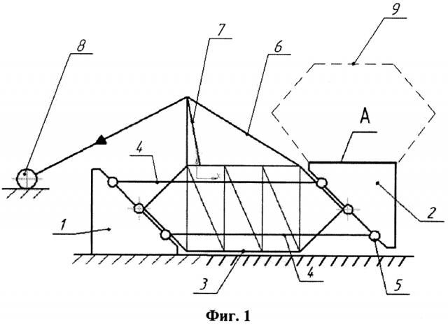 Подъемно-мачтовое устройство (патент 2609671)
