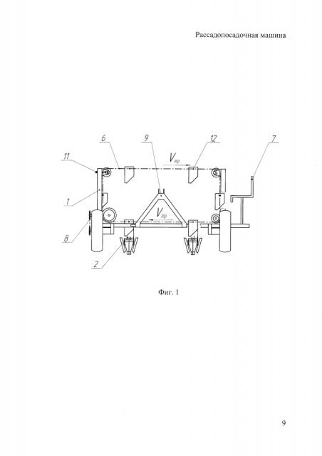 Рассадопосадочная машина (патент 2606792)