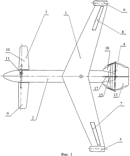 Беспилотный летательный аппарат (патент 2409504)
