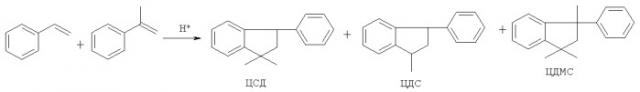 Способ получения циклических гомо- и содимеров стирола и альфа-метилстирола (патент 2430079)
