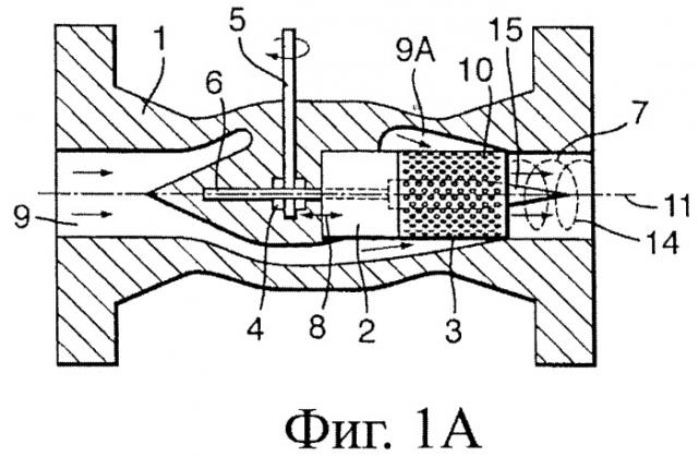 Дросселирующий клапан и способ увеличения размеров капелек жидкости в протекающем через него потоке текучей среды (патент 2386911)