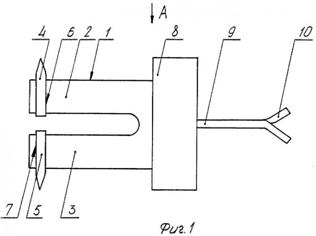 Зонд на основе кварцевого резонатора для сканирующего зондового микроскопа (патент 2297054)