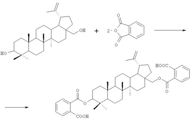 3 ,28-ди-о, о -ароилацетаты или 3 , 28-ди-о, о -ароилпируваты бетулина и способ их получения (патент 2323225)