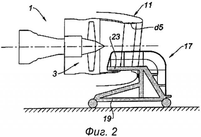 Тележка для технического обслуживания воздухозаборника гондолы авиационного турбореактивного двигателя (патент 2466067)