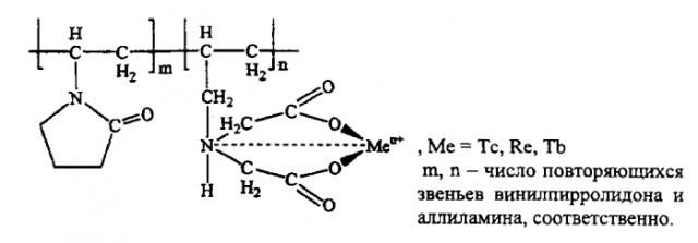 Способ получения водорастворимых полимерных комплексов радиоизотопов (патент 2570114)