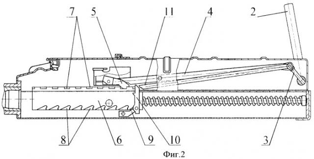 Механизм ручной перезарядки гранатомета (патент 2426967)