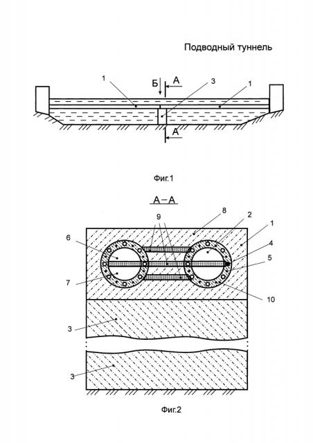 Подводный туннель (патент 2597800)