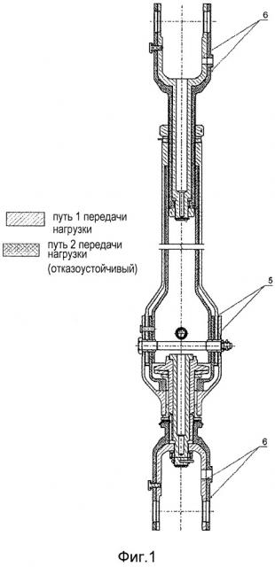 Обнаружение отказа толкающе-тянущих штанг с резервным путем передачи нагрузки (патент 2649253)