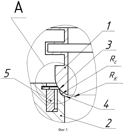 Уплотнительное соединение с упругой кромкой (патент 2467231)