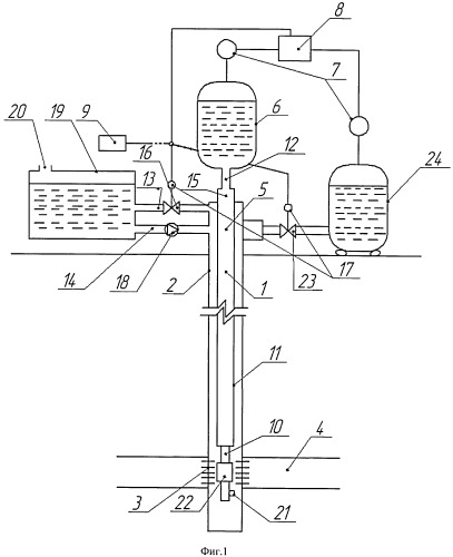 Способ обработки и очистки призабойной зоны скважины и устройство для его осуществления (патент 2555718)