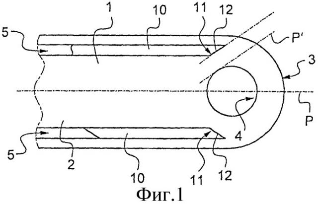 Металлическая деталь, снабженная волокнистыми элементами жесткости со скошенным концом (патент 2509172)