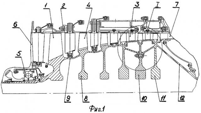 Компрессор газотурбинного двигателя (патент 2290544)