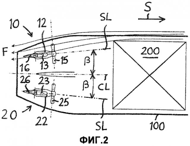 Движительное устройство в корабле (патент 2550792)