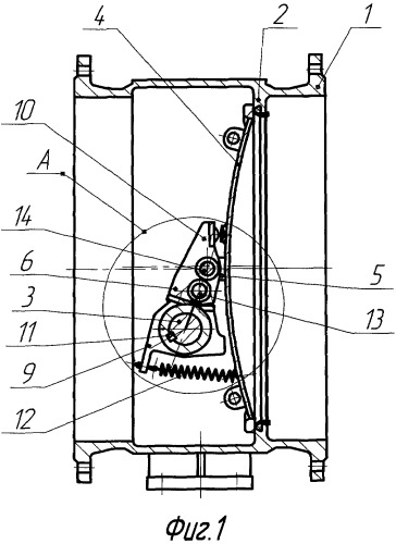 Поворотный дисковый затвор (патент 2382925)