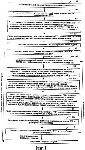 Потоковый медиа-сервер, клиентский терминал, способ и система для загрузки потоковых мультимедийных данных (патент 2487484)