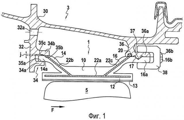 Сборка обоймы турбины (патент 2522264)