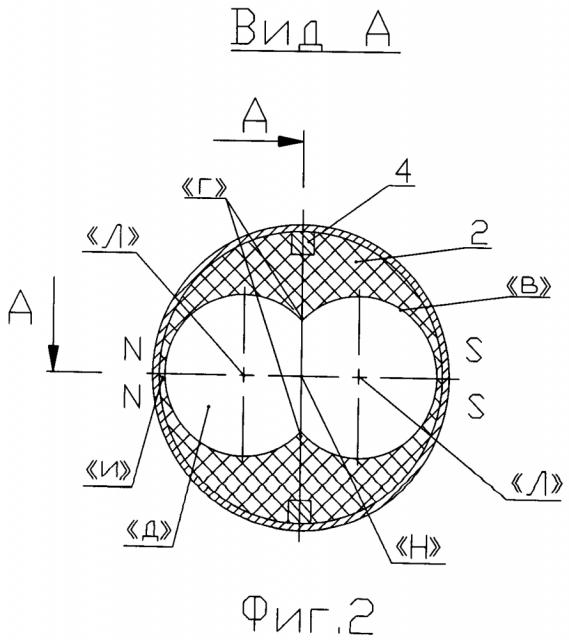 Индуктор линейного магнитоэлектрического электрогенератора, преимущественно с возбуждением от постоянных магнитов (патент 2609132)