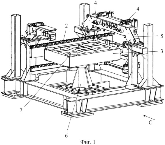 Подъемно-транспортное оборудование комплекса термообработки керамических изделий и кассета для транспортировки керамических изделий (патент 2526572)