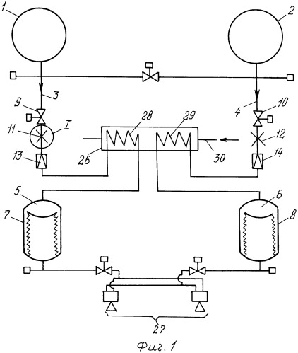 Система наддува топливных баков (патент 2339833)