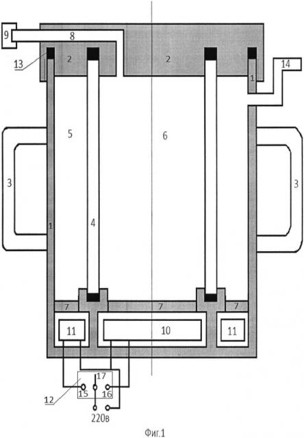 Бытовой фильтр двухстороннего действия (патент 2618252)