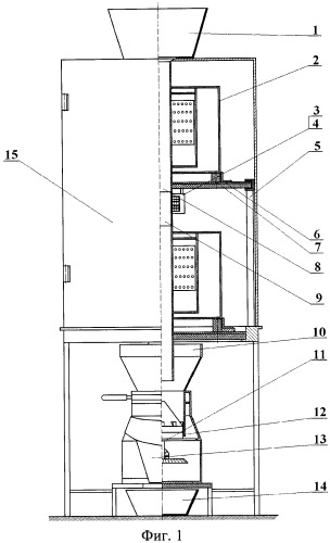 Установка для микронизации зерна (патент 2389418)