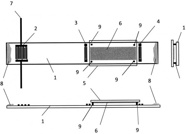 Пассивный беспроводный датчик ультрафиолетового излучения на поверхностных акустических волнах (патент 2613590)