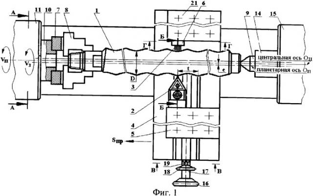 Устройство для комбинированной иглотокарной обработки винтов (патент 2334591)