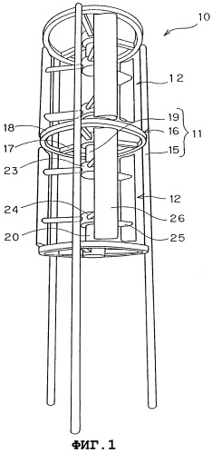 Ветроэнергетическая установка для генерирования электроэнергии за счет энергии ветра (патент 2287083)