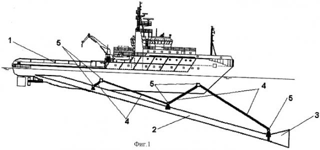 Судно для поддержания незармезающих судоходных трасс (варианты) (патент 2298506)