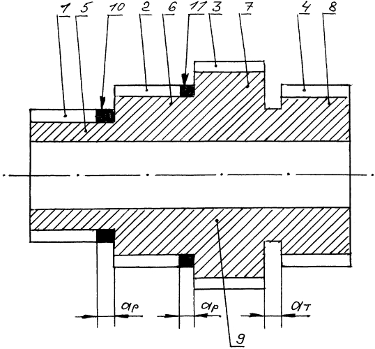 Блок зубчатых колес (патент 2580383)