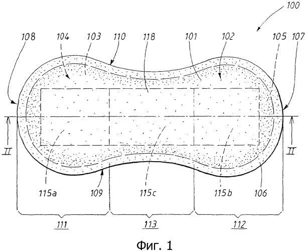 Адсорбирующее изделие с улучшенной способностью приема жидкости (патент 2325143)