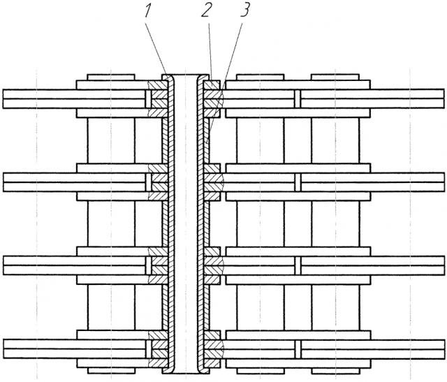 Многорядная приводная пластинчатая цепь (патент 2635433)