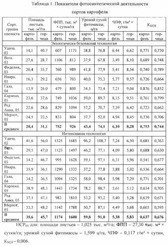 Экологически безопасный способ возделывания картофеля (патент 2556902)