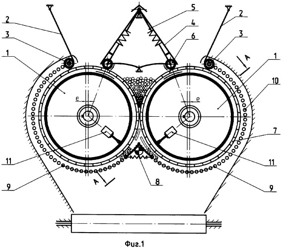 Пресс-валковый агрегат (патент 2340398)