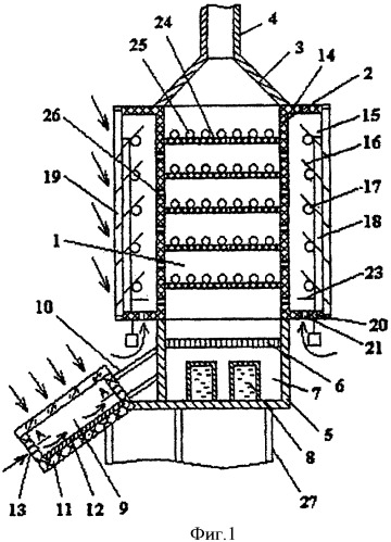 Гелиосушилка (патент 2437541)