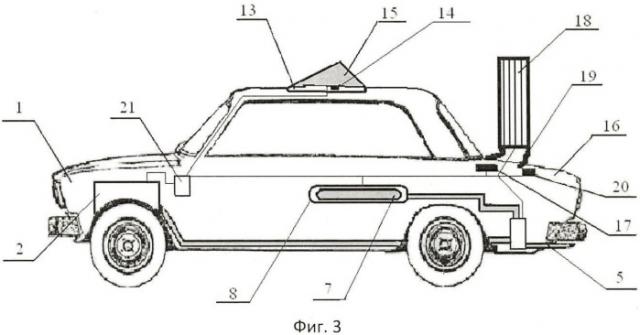 Преобразуемое наземное транспортное средство (патент 2507084)
