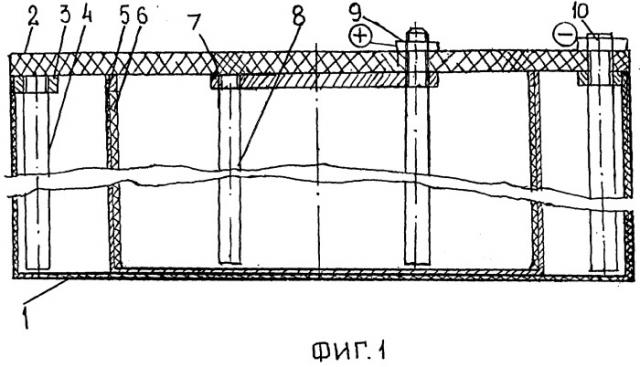 Устройство для электрохимической обработки воды (патент 2281916)