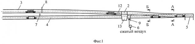 Система пневматического контейнерного транспорта (патент 2513379)