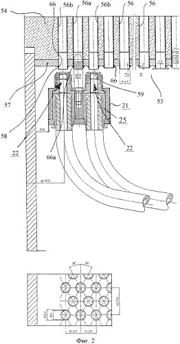 Способ очистки труб теплообменника с помощью струйного средства и устройство для его осуществления (патент 2358219)