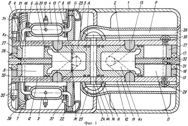 Реактивный вакуумно-компрессионный двигатель (патент 2255242)