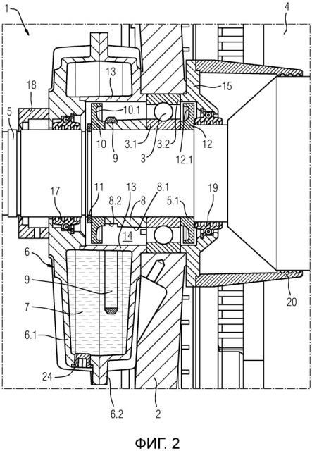 Устройство для смазки подшипника качения электродвигателя (патент 2660911)