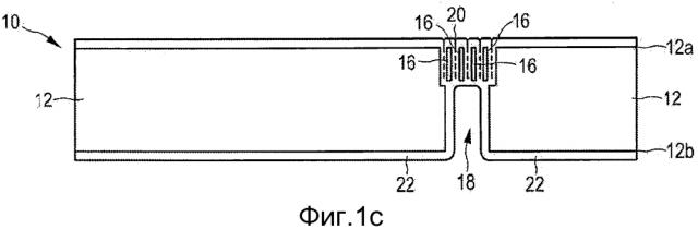 Устройство с переходными отверстиями в подложке и способ его производства (патент 2603435)