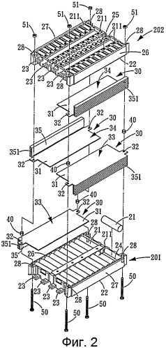 Аккумуляторная батарея с теплоотводящей конструкцией (патент 2488197)