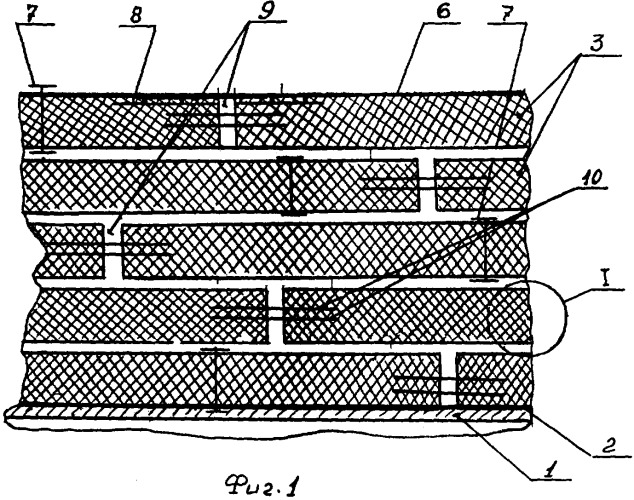 Экранно-вакуумная теплоизоляция криогенной емкости ракетного космического разгонного блока и способ ее изготовления (патент 2384492)